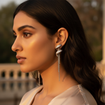 Load image into Gallery viewer, 925 Silver Chain Dangle Earrings for Women | Party Jewelry
