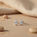 Load image into Gallery viewer, 925 Silver Marquise CZ Stud Earrings | Women's Jewelry Gift
