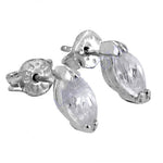 Load image into Gallery viewer, 925 Silver Marquise CZ Stud Earrings | Women's Jewelry Gift
