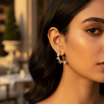 Load image into Gallery viewer, gold plating Ruby &amp; Diamond Earrings | Luxury Jewelry for Women

