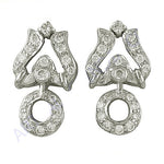 Load image into Gallery viewer, Silver Cubic Zirconia Earrings for Women | Statement Jewelry
