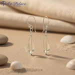 Load image into Gallery viewer, 925 Silver Teardrop Earrings with Gemstone | For Women
