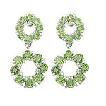 Load image into Gallery viewer, 925 Silver Peridot Earrings for Women | Dangle Earrings
