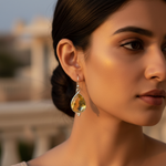 Load image into Gallery viewer, 925 Silver Citrine Teardrop Earrings for Women | Gemstone Jewelry

