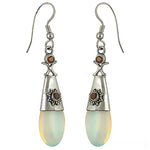 Load image into Gallery viewer, 925 Silver Opalite Drop Earrings for Women | Dangle Earrings
