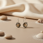 Load image into Gallery viewer, Silver Smoky Quartz Earrings for Women | Dangle Jewelry
