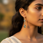 Load image into Gallery viewer, 925 Silver Labradorite Drop Earrings for Women | Dangle Earrings
