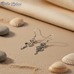 Load image into Gallery viewer, 925 Sterling Silver Snake Drop Earrings for Women | Dangle Earrings
