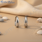 Load image into Gallery viewer, Silver Hoop Earrings for Women | Dainty Minimalist Jewelry
