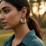Load image into Gallery viewer, 925 Silver Oval Hoop Earrings for Women | Dainty Jewelry
