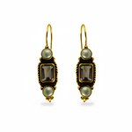 Load image into Gallery viewer, gold plating Gemstone Drop Earrings for Women | Statement Jewelry
