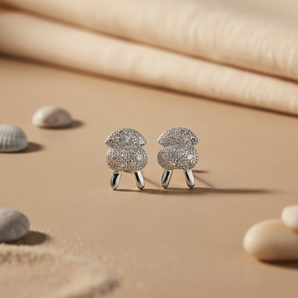 Silver Stud Earrings for Women | Daily Wear Jewelry