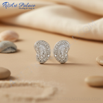 Load image into Gallery viewer, Silver Stud Earrings with Cubic Zirconia for Women | Gift
