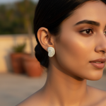 Load image into Gallery viewer, Silver Stud Earrings with Cubic Zirconia for Women | Gift
