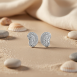 Load image into Gallery viewer, Silver Stud Earrings with Cubic Zirconia for Women | Gift
