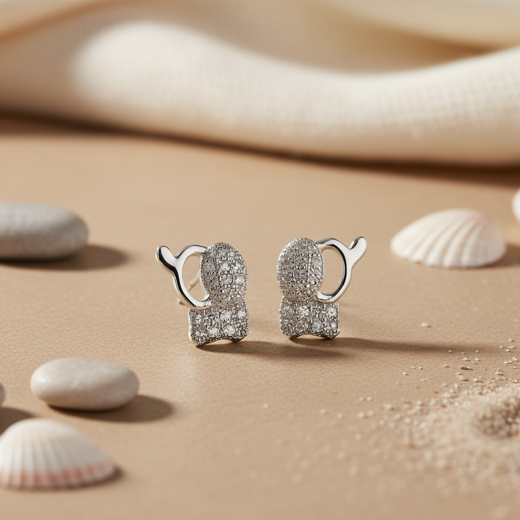 Silver Stud Earrings for Women | Dainty Daily Jewelry