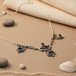 Load image into Gallery viewer, 925 Silver Onyx Stone Necklace for Women | Fashion Jewelry
