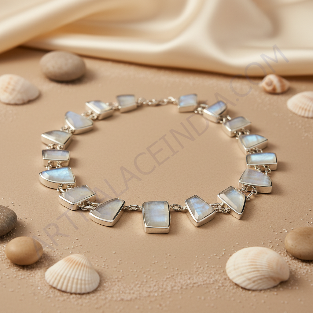 925 Silver Moonstone Necklace for Women | Gemstone Jewelry