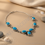 Load image into Gallery viewer, 925 Silver Turquoise Necklace | Women&#39;s Gemstone Jewelry
