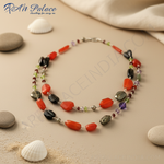 Load image into Gallery viewer, Multi-Gemstone Layered Necklace | Women&#39;s Fashion Jewelry
