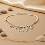 Load image into Gallery viewer, 925 Silver Statement Necklace for Women | Modern Design
