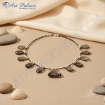 Load image into Gallery viewer, Smoky Quartz Necklace | Triangle Pendant | Women's Jewelry Gift
