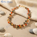 Load image into Gallery viewer, Gemstone Beaded Necklace | Colorful Semi-Precious Stone Jewelry
