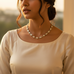 Load image into Gallery viewer, Silver Gemstone Chain Necklace for Women | Daily Wear Jewelry
