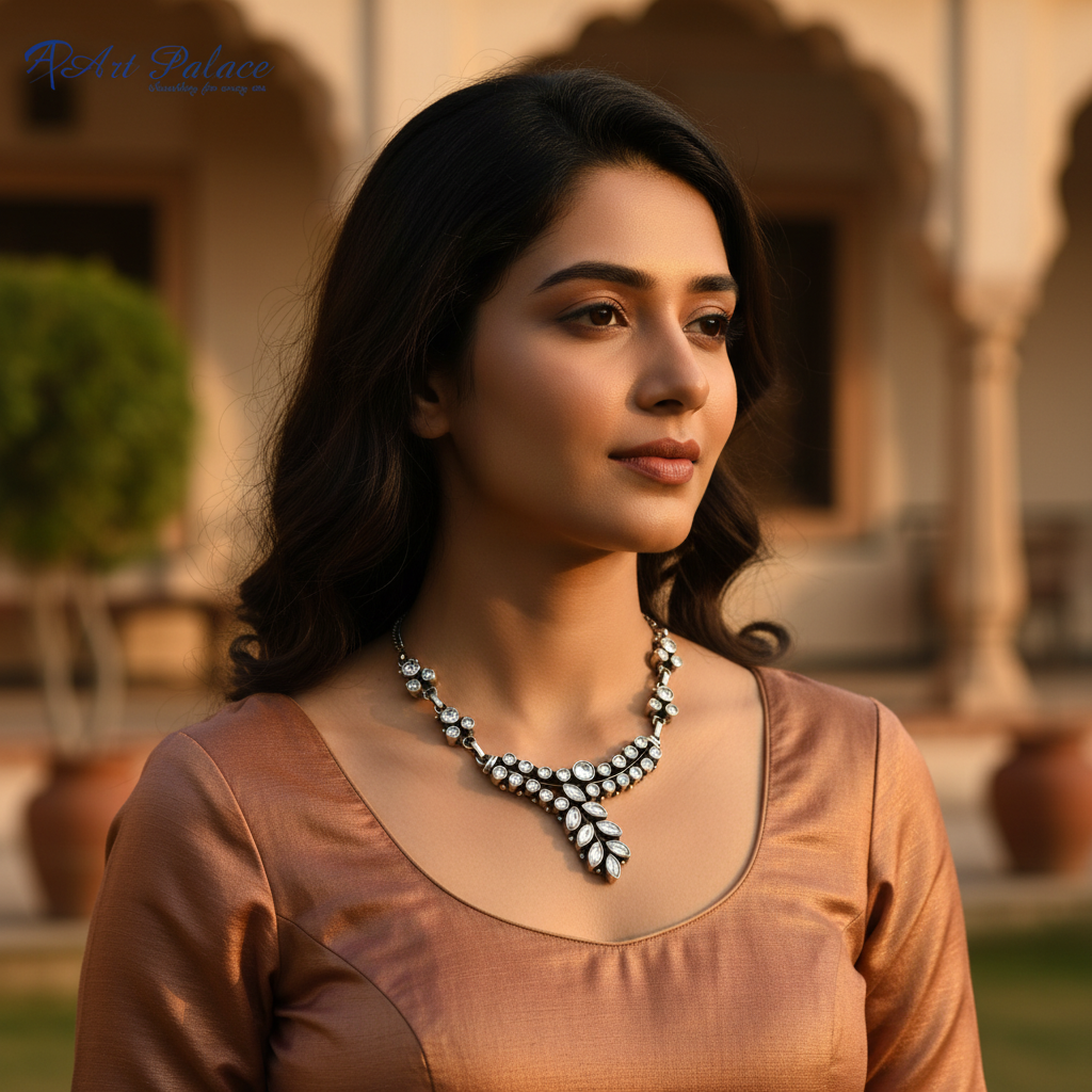 925 Silver Cubic Zirconia Necklace | Women's Fashion Jewelry