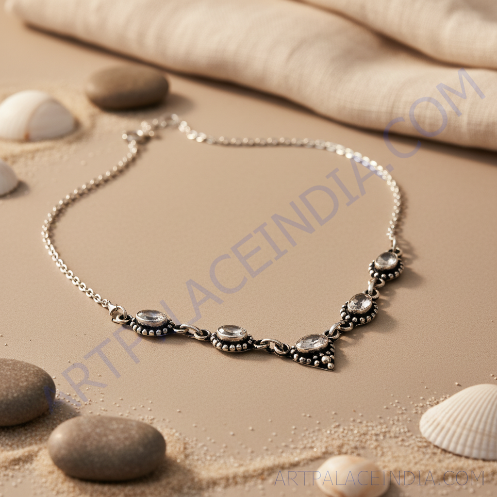 925 silver cubic zirconia necklace for women | fashion jewelry