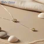 Load image into Gallery viewer, 925 Silver Citrine Y-Necklace for Women | Statement Jewelry
