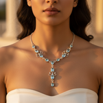 Load image into Gallery viewer, 925 Silver Blue Topaz Necklace for Women | Gemstone Jewelry Gift
