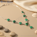 Load image into Gallery viewer, 925 Silver Malachite Necklace for Women | Gemstone Jewelry
