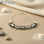 Load image into Gallery viewer, 925 Silver Gemstone Necklace for Women | Statement Jewelry
