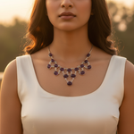 Load image into Gallery viewer, 925 Silver Amethyst Necklace for Women | Gemstone Jewelry
