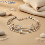 Load image into Gallery viewer, 925 Silver Moonstone Choker Necklace for Women | Gemstone Jewelry
