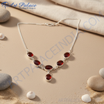 Load image into Gallery viewer, 925 Silver Carnelian Necklace for Women | Gemstone Jewelry
