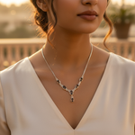 Load image into Gallery viewer, 925 Silver Smoky Quartz Necklace for Women | Gemstone Jewelry
