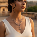 Load image into Gallery viewer, 925 Silver Amethyst Necklace for Women | Gemstone Jewelry Gift
