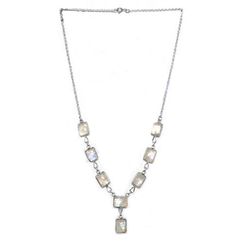 925 Silver Moonstone Necklace for Women | Gemstone Jewelry Gift