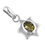 Load image into Gallery viewer, 925 Silver Citrine Star Pendant | Gemstone Jewelry for Women
