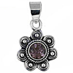 Load image into Gallery viewer, 925 Silver Amethyst Flower Pendant for Women | Gemstone Jewelry
