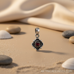 Load image into Gallery viewer, 925 Silver Garnet Pendant Necklace for Women | Gift Jewelry
