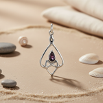 Load image into Gallery viewer, 925 Silver Amethyst Pendant for Women | Gemstone Jewelry

