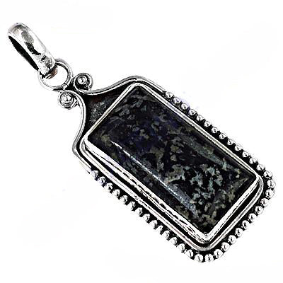 925 Silver Blue Stone Pendant Necklace for Women | Gift Jewelry