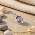 Load image into Gallery viewer, 925 Silver Iolite Pendant for Women | Gemstone Jewelry
