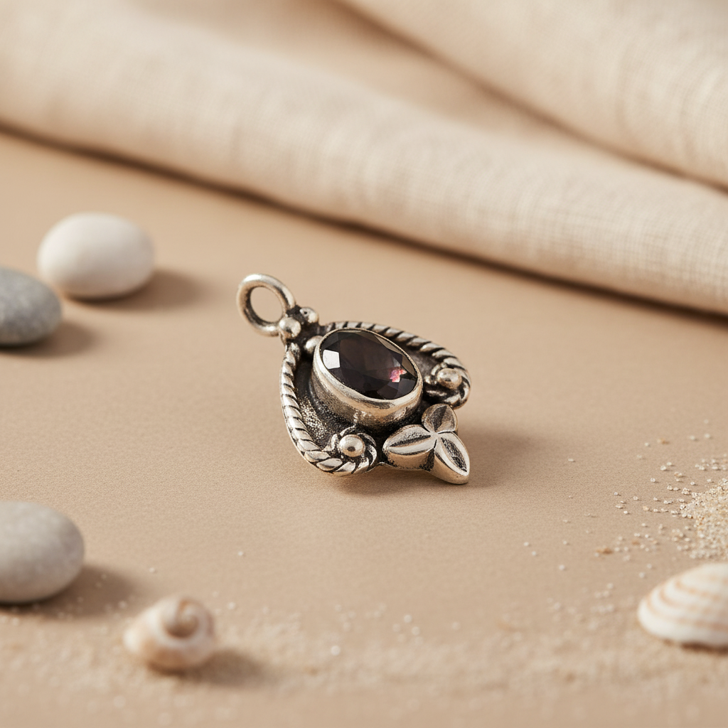 925 Silver Onyx Pendant for Women | Gemstone Jewelry Gift