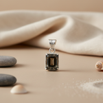 Load image into Gallery viewer, 925 Silver Smoky Quartz Pendant for Women | Gemstone Jewelry
