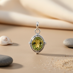 Load image into Gallery viewer, 925 Silver Peridot Pendant for Women | Gemstone Jewelry
