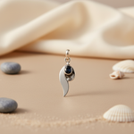 Load image into Gallery viewer, 925 Silver Black Onyx Pendant for Women | Gemstone Jewelry
